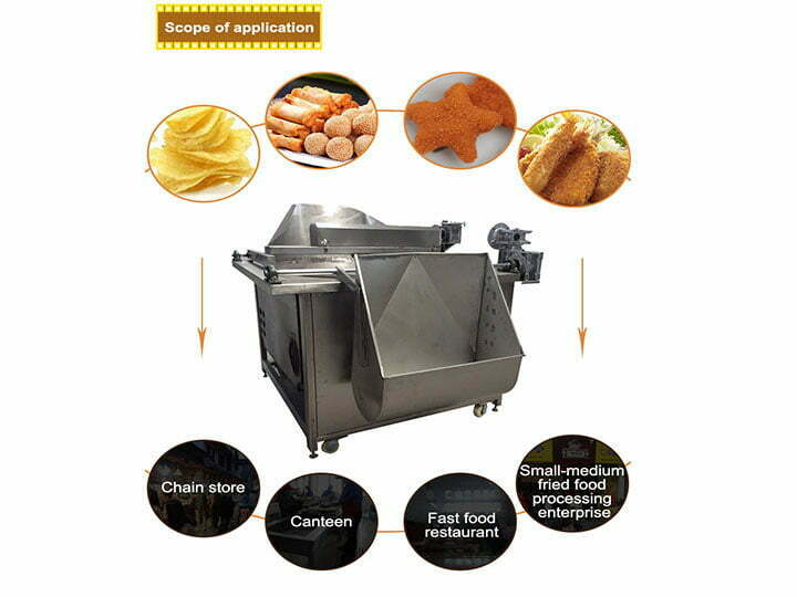 Auto snack food  stir fryer machine