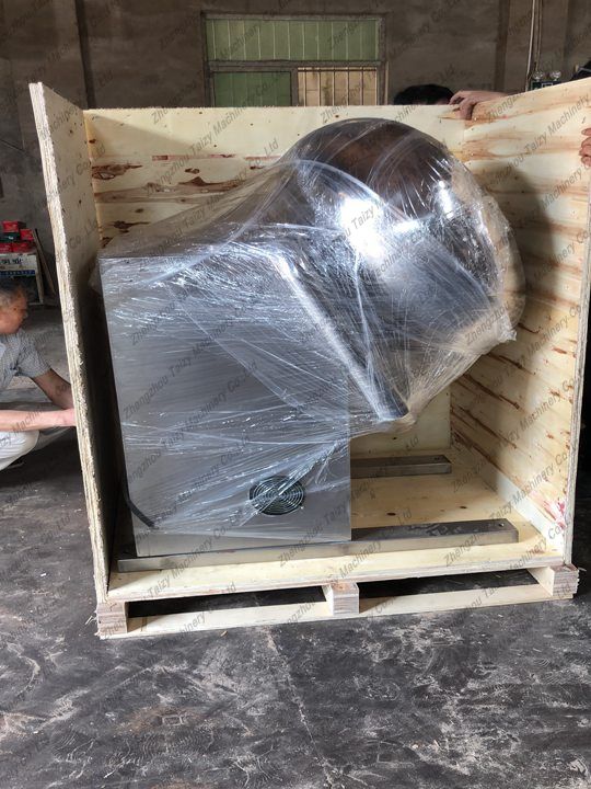 آلة الفول السوداني المغلفة للشحن إلى ماليزيا