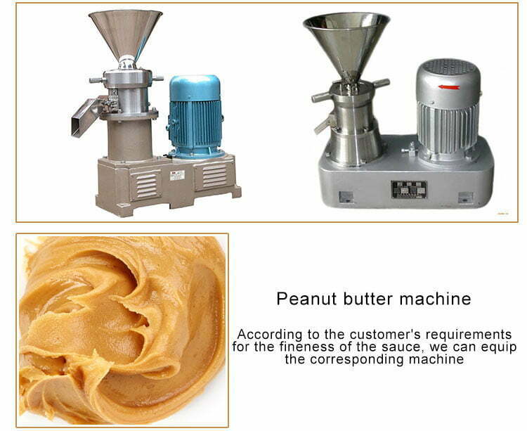 Peanut grinding machine
