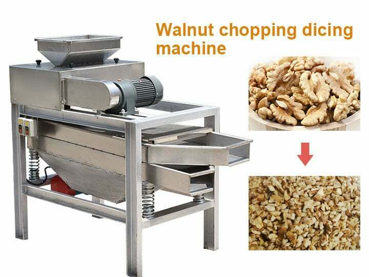 walnut chopping dicing machine