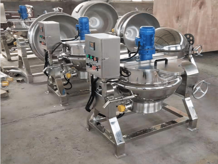 Steam-jacketed kettles in stock