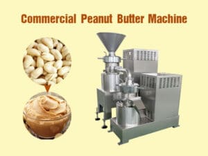 máquina comercial de mantequilla de maní